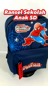 Tas Anak Laki-laki Spiderman Tas Sekolah TK dan SD Kelas 1-6