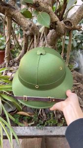 [Tặng Sao] mũ cối cốt phíp bền đẹp chắc chắn  mũ cối xanh bộ đội