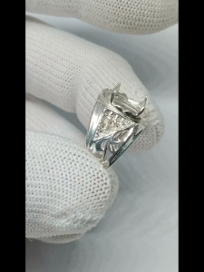 🇲🇾H57★Ring Casting DIY ★Sarung Cincin "Grade A" ★Silver 925 ★10 x 12mm★Bingkai Cincin Perak