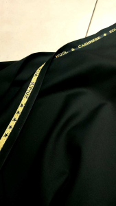 Kain Bahan Celana formal semi wool Eclipse Black Tuxedo 180s special Black (hrg PerCelana)