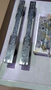 ANTIK SILVER 45CM gagang pintu rumah mewah minimalis