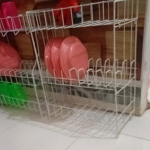 rak piring kawat besi susun 2/rak piring rpk/rak wastafel/Rak piring serbaguna/Rak dapur/rak dapur gantung/Rak piring paten