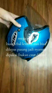 Helm Model Centro Ice Blue: Desain Modern & Nyaman