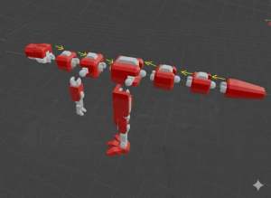 Mô hình lắp ráp khủng long dummy 13 kèm phụ kiện thay thế khớp cử động linh hoạt - Inno3d