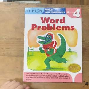 Kumon Math Workbooks Grade 4 WORD PROBLEMS