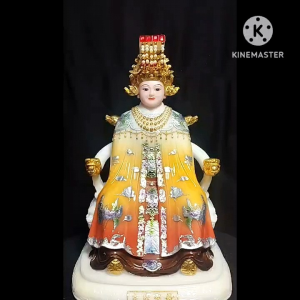 [ Cao 30 cm  40 cm ] Tôn Tượng Bà Chúa Xứ Nguyên Nhung - Chất Liệu Bột Đá Hàng Nhập Khẩu