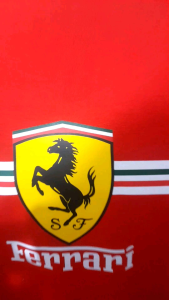 T-shirt Merah Ferrari Katun Combed 24s Sablon 2 Sisi - Kaos Oblong Distro Dewasa Pria dan Wanita Keren