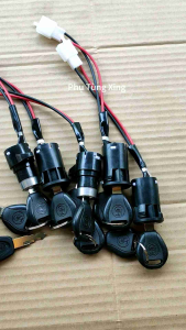 ổ khóa xe đạp điện 3 dâyổ khóa đầu điện xe điệnphụ tùng phụ kiện xe đạp điện xe máy điện