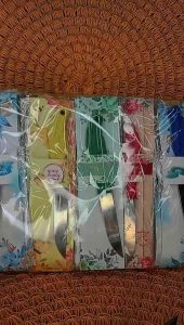 vania souvenir..Isi 50 Pcs Pisau Buah Tajam Kemas Plastik Dengan Alas Cantik Unik Dan Murah/souvenir pisau buah / souvenir alat dapur/ souvenir
