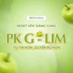 [Chính Hãng 100.% Có Khắc Mã Laser]. Viên uống giảm béo PK G-LIM hủ 30viên. Viên uống đào thải mỡ viên uống hỗ trợ giảm mỡ hỗ trợ chuyển hoá chất béo giảm can hiệu quả.