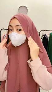 Jilbab Hijab Instan Khimar Syari Bahan Cerutty Tanpa Pad Safwah By Khadijah