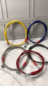 Selang Rem Depan Variasi Panjang 95CM Universal KAKRA - MERAH-KUNING-SILVER-HITAM-ORANGE-HIJAU