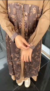 ARISHA DRESS - BAHAN ARMANY SILK MIX SHAKILA