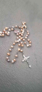 rosario mutiara air tawar 3 warna salam maria