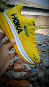 PROMO 100!!!Sepatu Lari Hoka Clifton 9 Gore Tex Kuning Sepatu Running Hoka Wanita Sepatu Murah