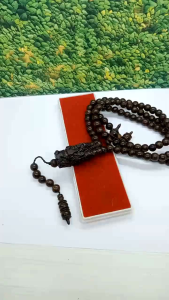 Tasbih kayu Kalimosodo kepala ukir naga C389