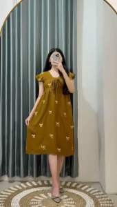 Aqila Daster Bahan Rayon Busui Frendly Home Dress Wanita Motif Terbaru