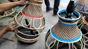 Sangkar Perkutut Terbaik Rajut Sintetis Kerucut - Kandang Burung Model Terbaik