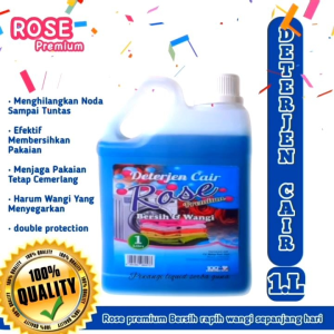Sabun cair deterjen mawar plus 1liter