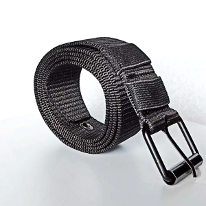 IKAT PINGGANG PRIA MODEL JARUM SABUK KANVAS NILON GESPER LOGAM BUCKLE MENT BELT