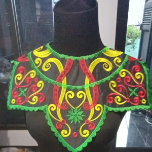 RENDA BORDIR AKSESORIS KOSTUM TARI KACE DAYAK