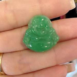 Mặt Phật Di Lặc đá thạch anh xanh aventurine tự nhiên