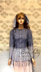 Bà ba hoạ tiết khăn rằn miền tây