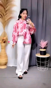 Atasan Wanita Kekinian Motif Blouse Wanita Marble