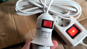 MITSUYAMA MS-LH01 FITTING LAMPU GANTUNG SAKELAR KABEL 5M 5 METER FITING RUMAH LAMPU E27