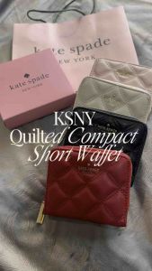 Kate Spade Quilted Round Zipped Short Wallet