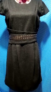 DRESS GLITTER HITAM(A-MOD) 414
