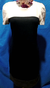 DRESS LENGAN PENDEK BODY HITAM 219