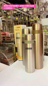 BÌNH GIỮ NHIỆT ZEBRA Vacuum Flask Prima từ 450ml - 1000ml/ HÌNH VIÊN ĐẠN.
