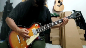 Gitar elektrik GIBSON LES PAUL STANDARD China TOBACCO SUNBRUST rock metal jazz punk dangdut