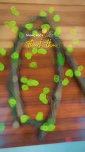 Cây trang trí Thân cổ mộc trang trí dài 1m8