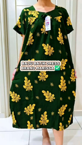 BATIK DRESS LANCIP WOMEN/BAJU BATIK DRESS NEW ARRIVAL FREE SIZE