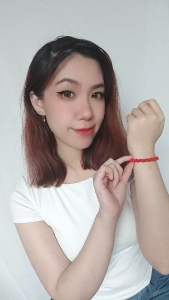 Vika Peanut Beads Colorful Bracelet Gelang Manik Kacang Warna Warni Elastis Chic Handmade Fashion