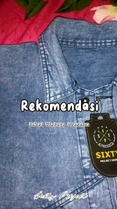 Jaket Vintage Oversize Jeans Premium