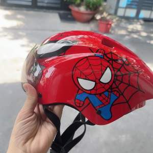 Nón bảo hiểm trẻ em thể thao người nhện cho bé từ 3-9tuổi