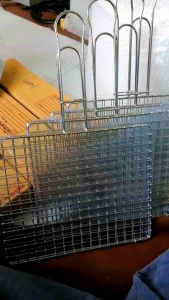 แท้!! ตะแกรงปิ้งย่างสแตนเลสแท้ไร้สนิม ก*ย=12*10นิ้ว ปิ้งย่างปลอดภัยทำความสะอาดง่าย คุณภาพดีเยี่ยม