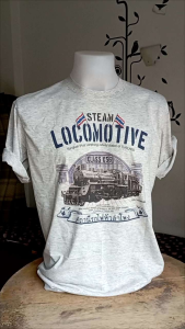 เสื้อยืดรถไฟไทย#คนรักรถไฟ#รถจักรไอน้ำ ขนาดเสื้อรอบอก (นิ้ว) ไซด์ S 32" M 36" XL 40" 3XL 44" 4XL 48" และเสื้อไซด์ใหญ่ 5XL 52"