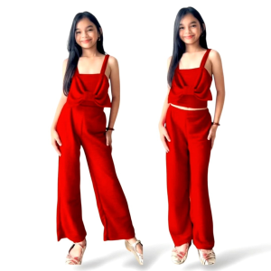 Yannas terno for kids / 8-12 years old / bark crepe fabric