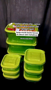 calista OITA 1 set isi 10pcs / wadah tempat pemyimpanan makanan