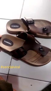 Sendal Karet Jepit Tali Gesper Yumeida Pria Wanita