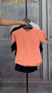 Áo thun thể thao nữ raglan vạt bầu chiết eo dáng ôm tập gym yoga mã [GY10] chất vải thun lạnh chính phẩm co giãn.