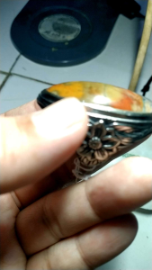 Batu Garut Tembaga ada merah cabenya Natural kode 3/36