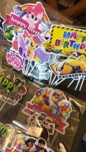 Topper cake basuri / Hiasan kue / Hiasan kue tusuk / Hiasan kue murah