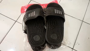 Sendal Karet Rematik / Sendal Selop Rematik / Sandal Elastis/ Sendal Bintik Bintik Sandal Murah
