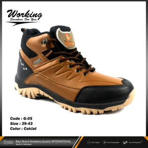 TERBARU !!! SEPATU HIKING / TOURING BOOT G-05 sepatu keren sepatu gunung sepatu mincak