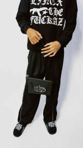 Slingbag Pria Tas selempang Acab Black Free Sticker